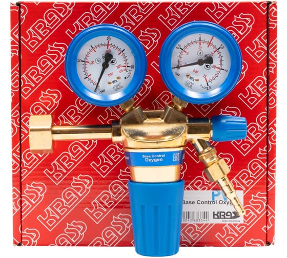 Изображение товара Редуктор кислородный Base Control Oxygen 20/1.25 МПа, 50 м³/ч, поверенный KRASS 2117502PV