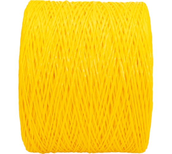 Изображение товара Полипропиленовый шпагат ЩИТ ПП, 1000 текс в бобине, 1.5 кг, желтый 66614