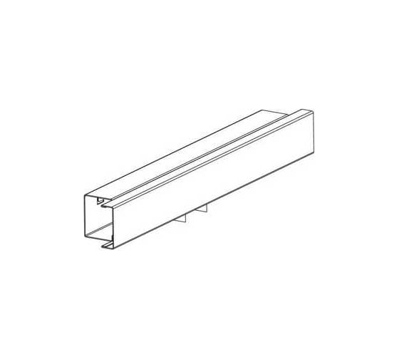 Изображение товара Т-образная секция с крышкой для кабельного канала LKM 40x40 мм OBO Bettermann, сталь белый 6249256