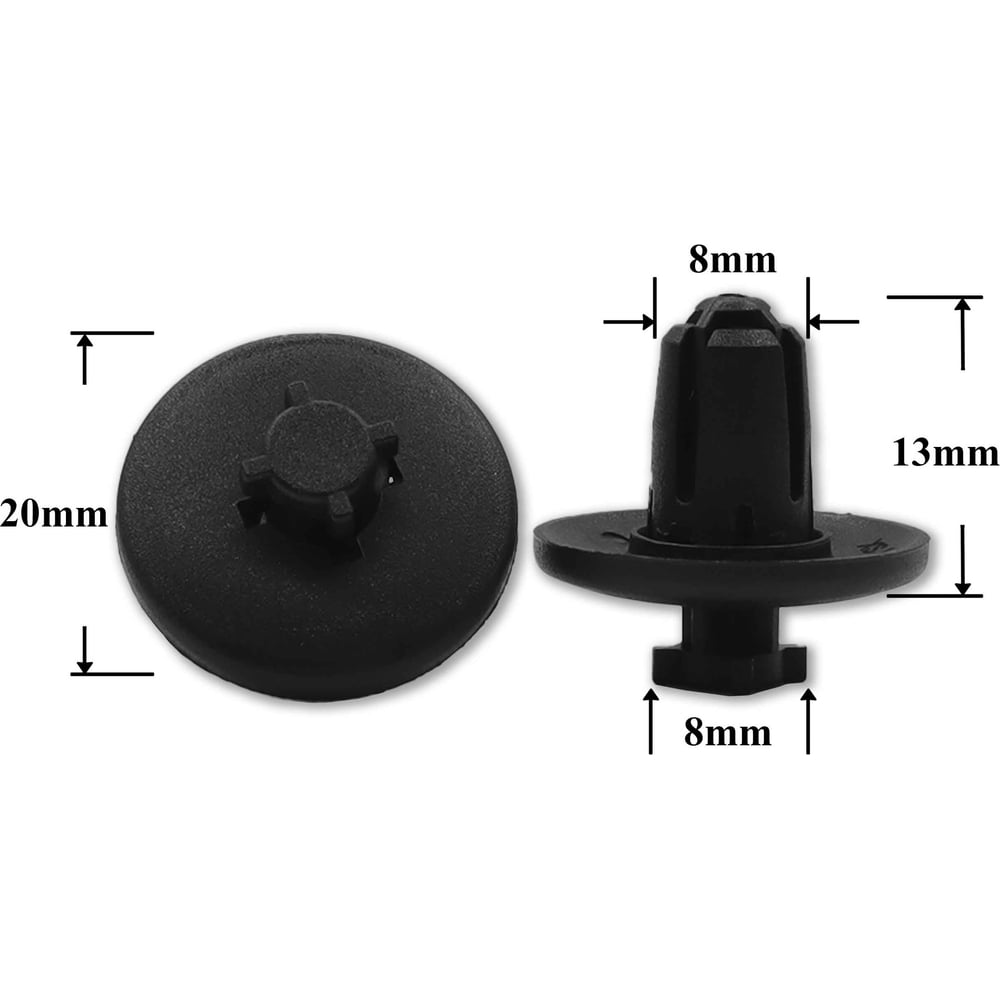 Изображение товара Автокрепеж для Citroen Renault 10 шт 7013J0, 8211WV КрепАвто 1552