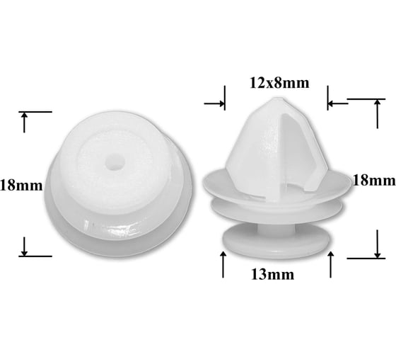 Изображение товара Автокрепеж для Citroen Peugeot Renault 10 шт 6991S6, 7703077469 КрепАвто 1551