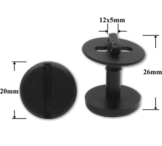 Изображение товара Автокрепеж для BMW 10 шт 82119410191 КрепАвто 1553