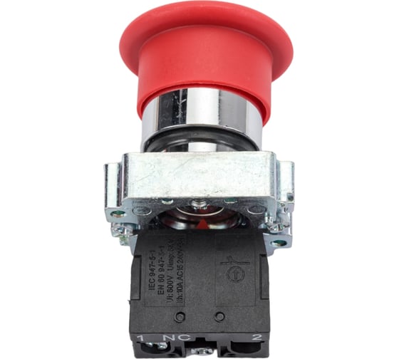 Изображение товара Кнопка EKF BC42 грибок красная NC EKF xb2-bс42