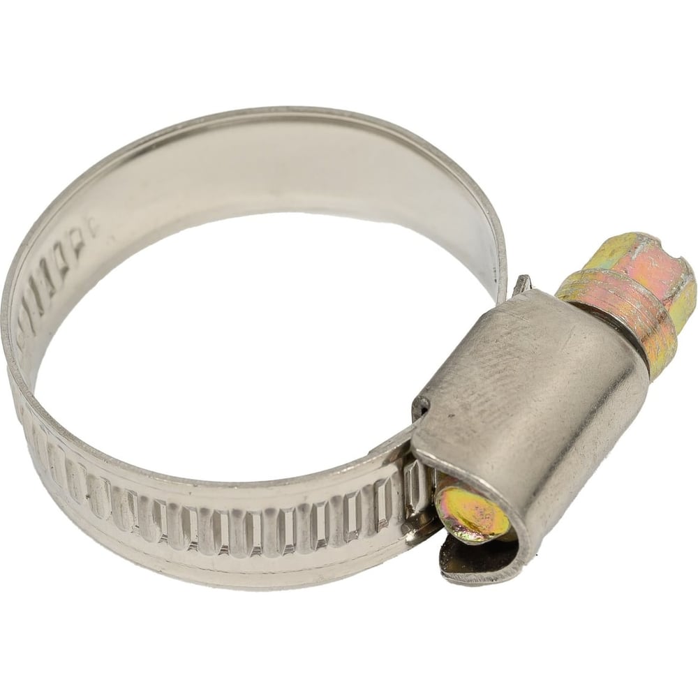 Изображение товара Хомут червячный СВК нержавеющая сталь, W2/12 мм, 16-27 мм Н0000028114