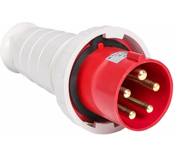 Изображение товара Переносная вилка EKF 035 3Р+РЕ+N 63А 380В IP67 ps-035-63-380