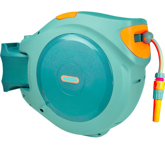 Изображение товара Настенная катушка 2595 со шлангом 40 м 11мм + 2 м 11,5мм и комплектом фитингов HoZelock AutoReel 2595R3600