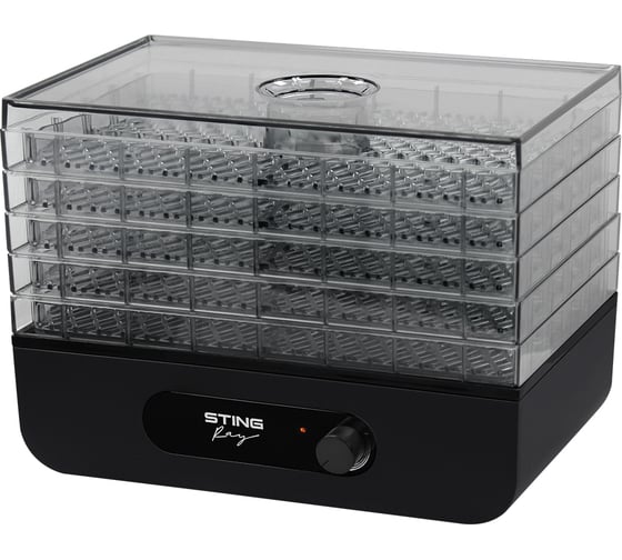 Изображение товара Сушилка для фруктов, овощей STINGRAY ST-FD715D 5 поддонов, черный 42741