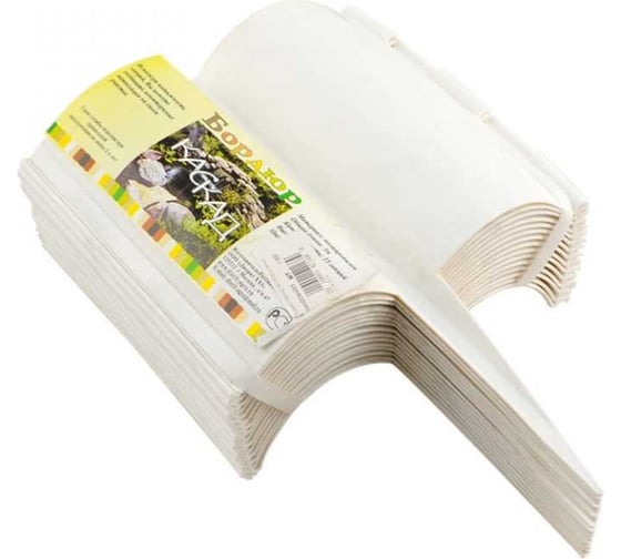 Изображение товара Бордюр Дачная мозаика Каскад белый, 3 м, 18х30 см 9519