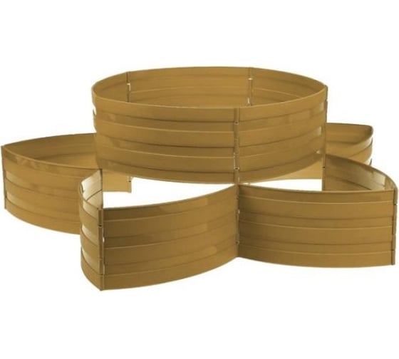 Изображение товара Садовый конструктор Дачная мозаика Клумба коричневый 11326