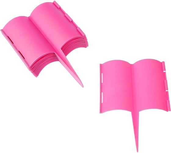 Изображение товара Бордюр Дачная мозаика Каскад розовый, 3 м, 18х30 см 9706