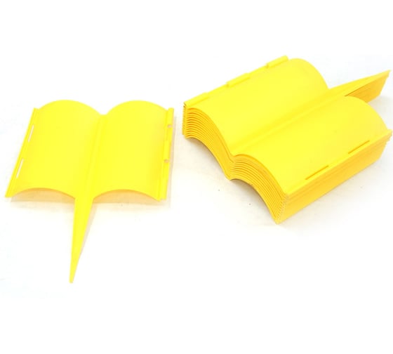 Изображение товара Бордюр Дачная мозаика Каскад желтый, 3 м, 18х30 см 9560