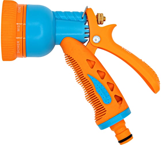 Изображение товара Пистолет поливочный Yard для шланга, 8 режимов, пластиковый 64-2-028