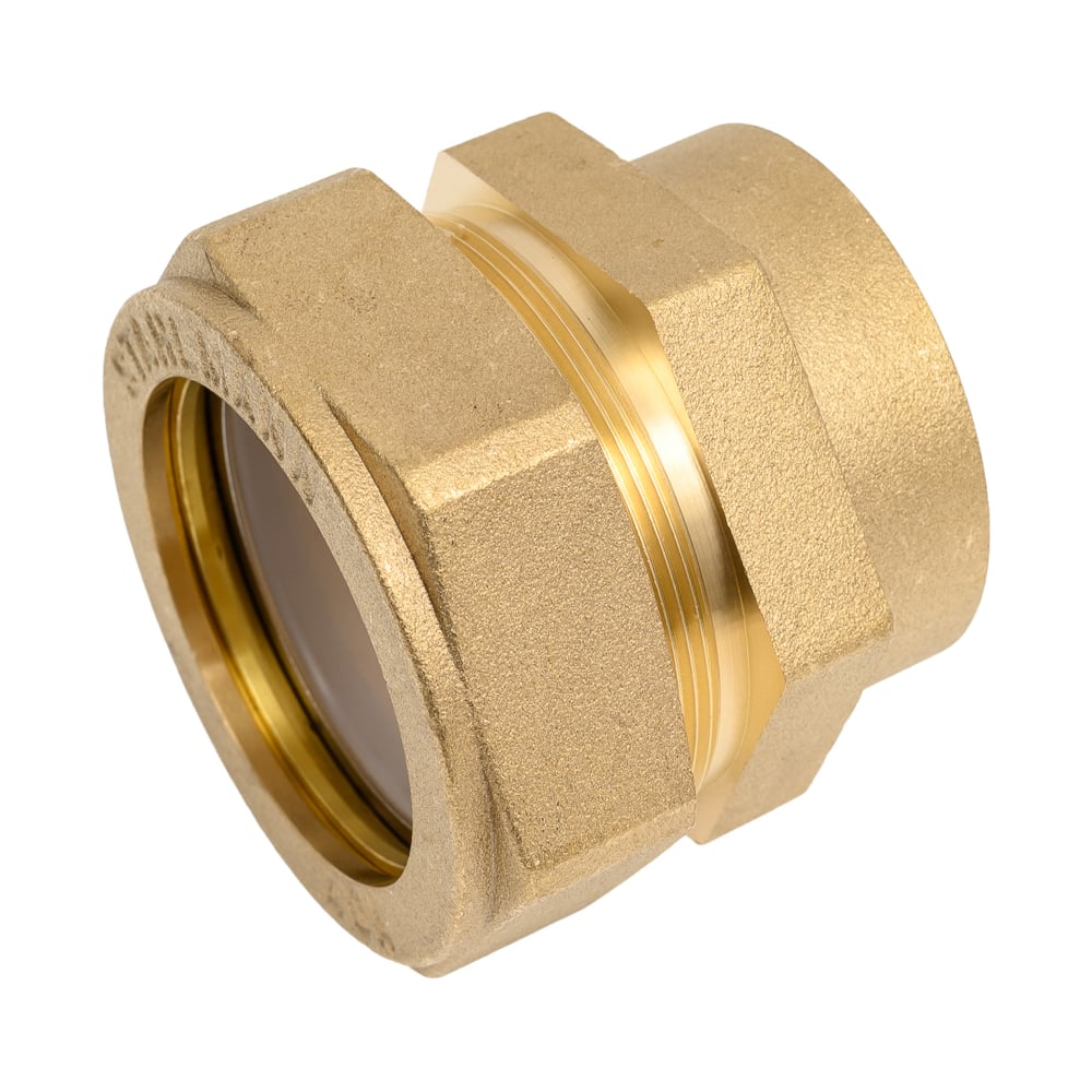 Изображение товара Муфта Stahlmann 40x1 1/2 EF полупрофессиональная латунь водопроводная