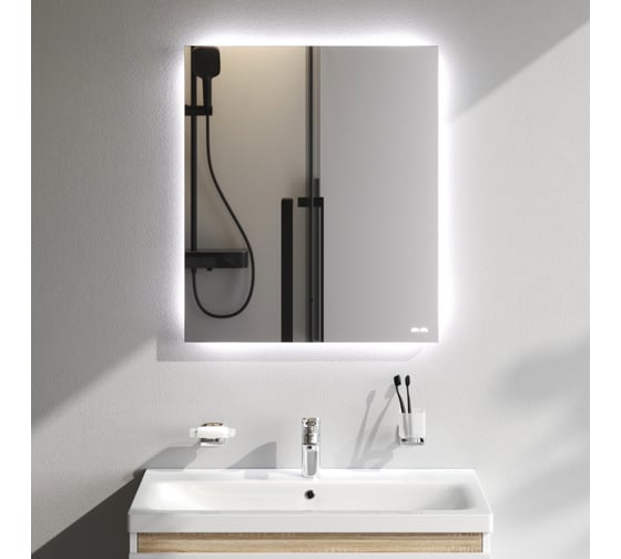 Изображение товара Зеркало AM.PM X-Joy с интерьерной Led подсветкой, ИК-сенсором, 60 см M85MOX10601S