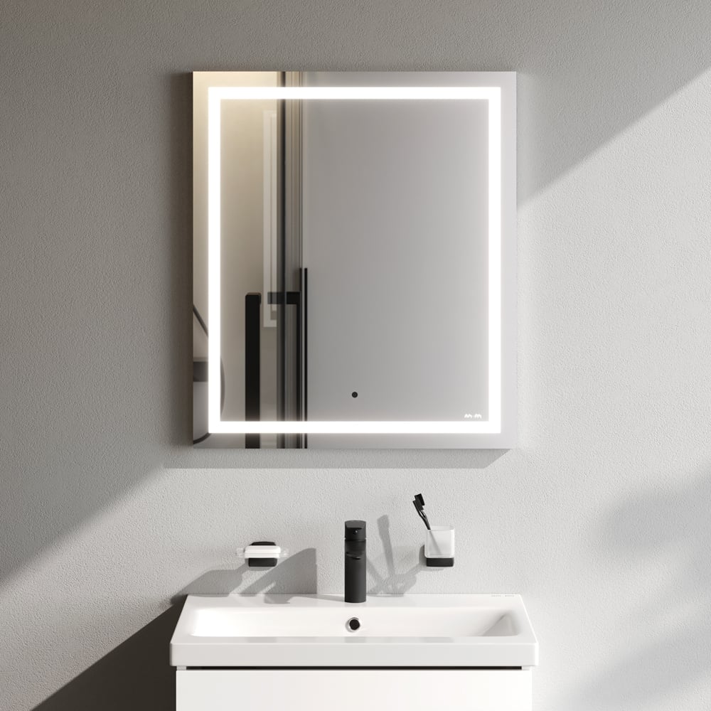 Изображение товара Настенное зеркало AM.PM с LED-подсветкой 700x600 мм современный дизайн