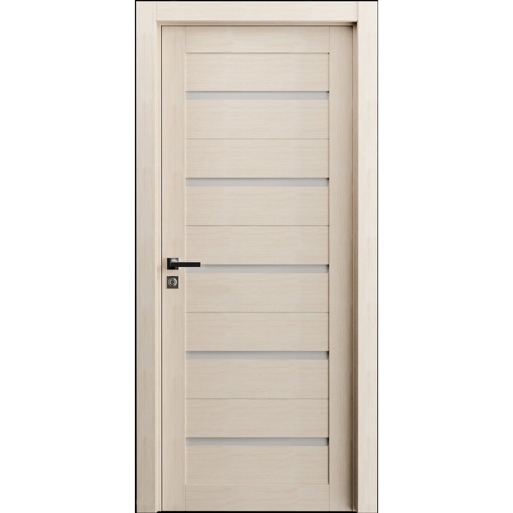 Дверь ООО ВДК ЭКО 1 сатинат беленый дуб 80*200 П57