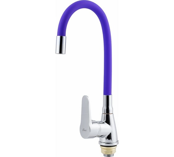 Изображение товара Смеситель для кухни FAUZT гибкий излив, тип См-МОЦБА, фиолетовый FZs-822-P101