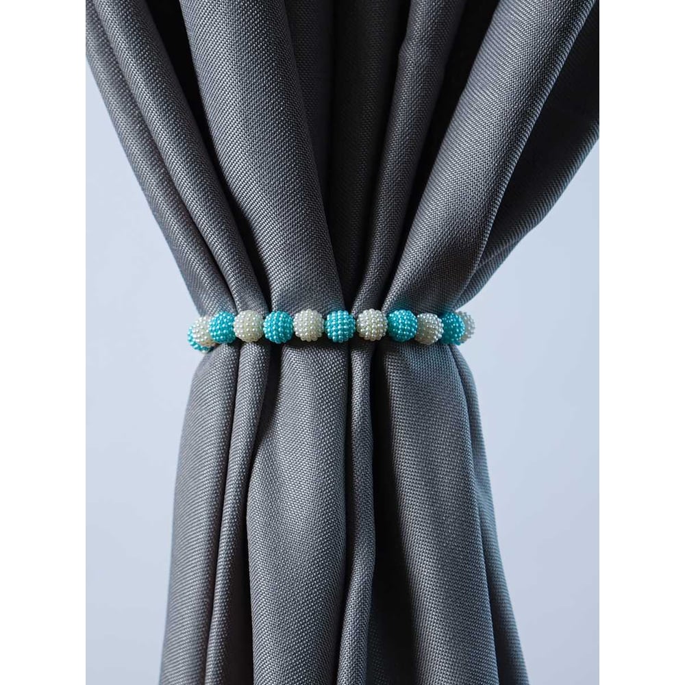 Изображение товара Подхват-магнит для штор Witerra Ежевика 1 шт бирюзово-белый 109760