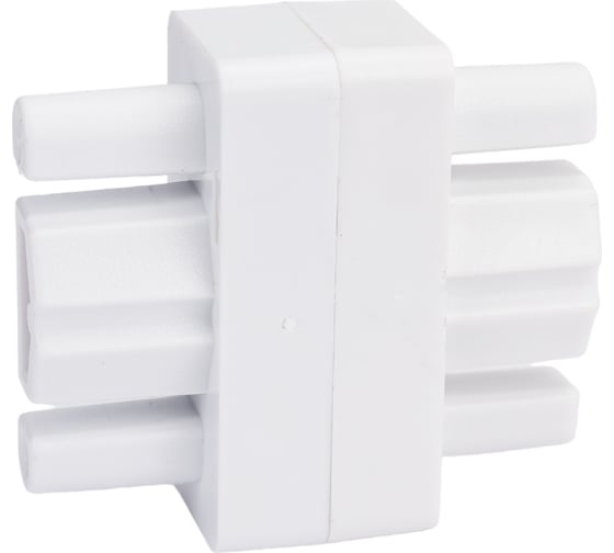 Изображение товара Коннектор шинопровода IN HOME прямой SC-1W-TL белый серии TOP-LINE 4690612029344