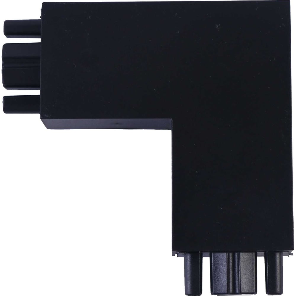 Коннектор шинопровода in home угловой ac-1b-tl черный серии top-line 4690612029375 - фото 1