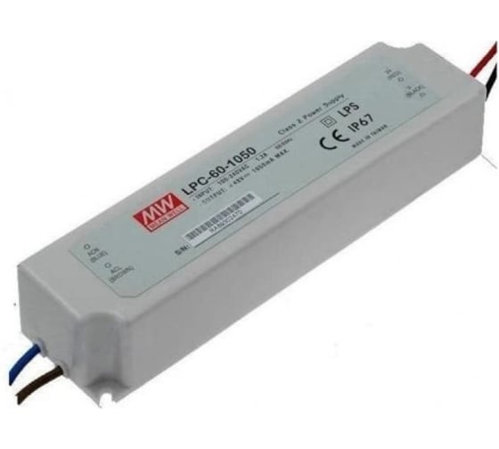 Изображение товара Источник питания Mean Well, AC/DC LPC-60-1050 Т00285480