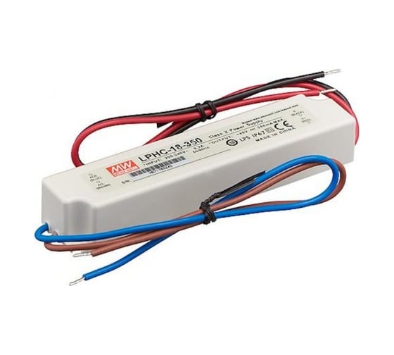 Изображение товара Источник питания Mean Well, AC/DC LPHC-18-350 Т00291935