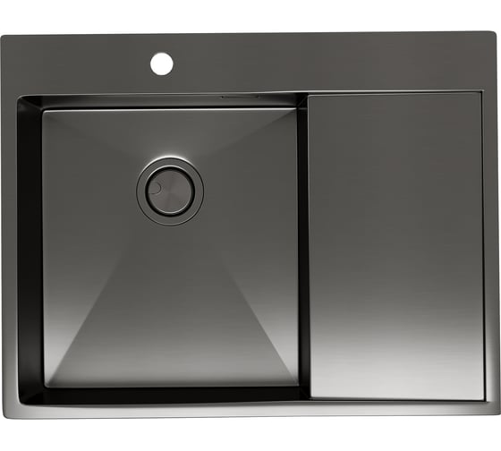 Изображение товара Кухонная мойка Reflexion home Maggiore оружейная сталь RX2365BL