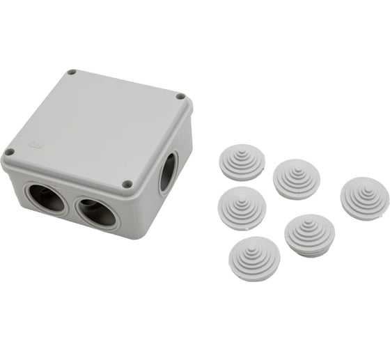 Изображение товара Распределительная коробка GREENEL наружного монтажа 100х100х50мм IP44 GE41233