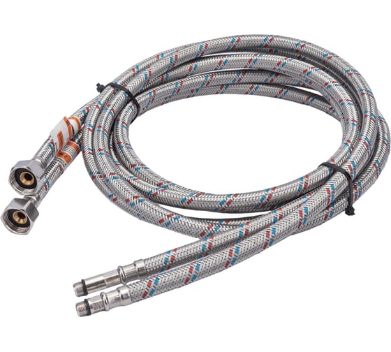 Изображение товара Подводка к смесителю (пара; 2.0 м; 1/2F-M10) VRT 541452