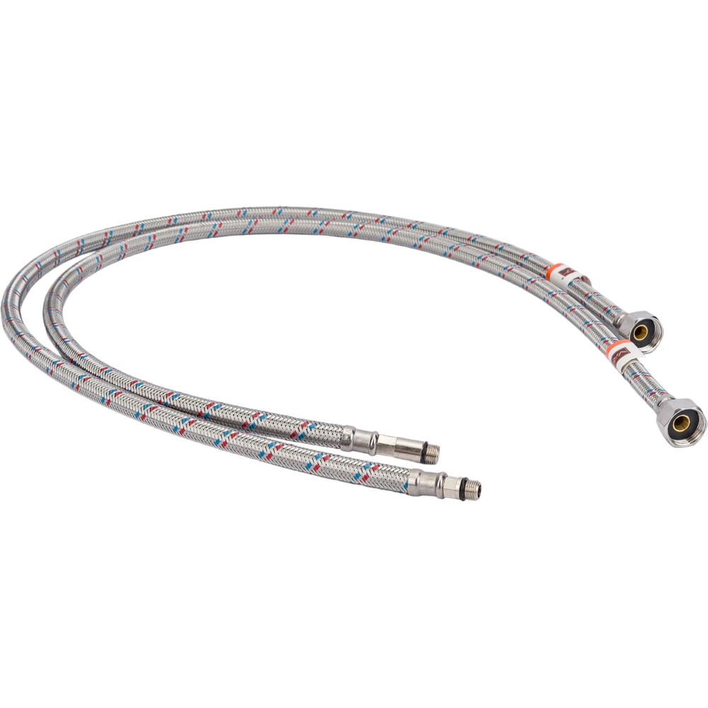 Изображение товара Подводка к смесителю (пара; 1.0 м; 1/2F-M10) VRT 521797