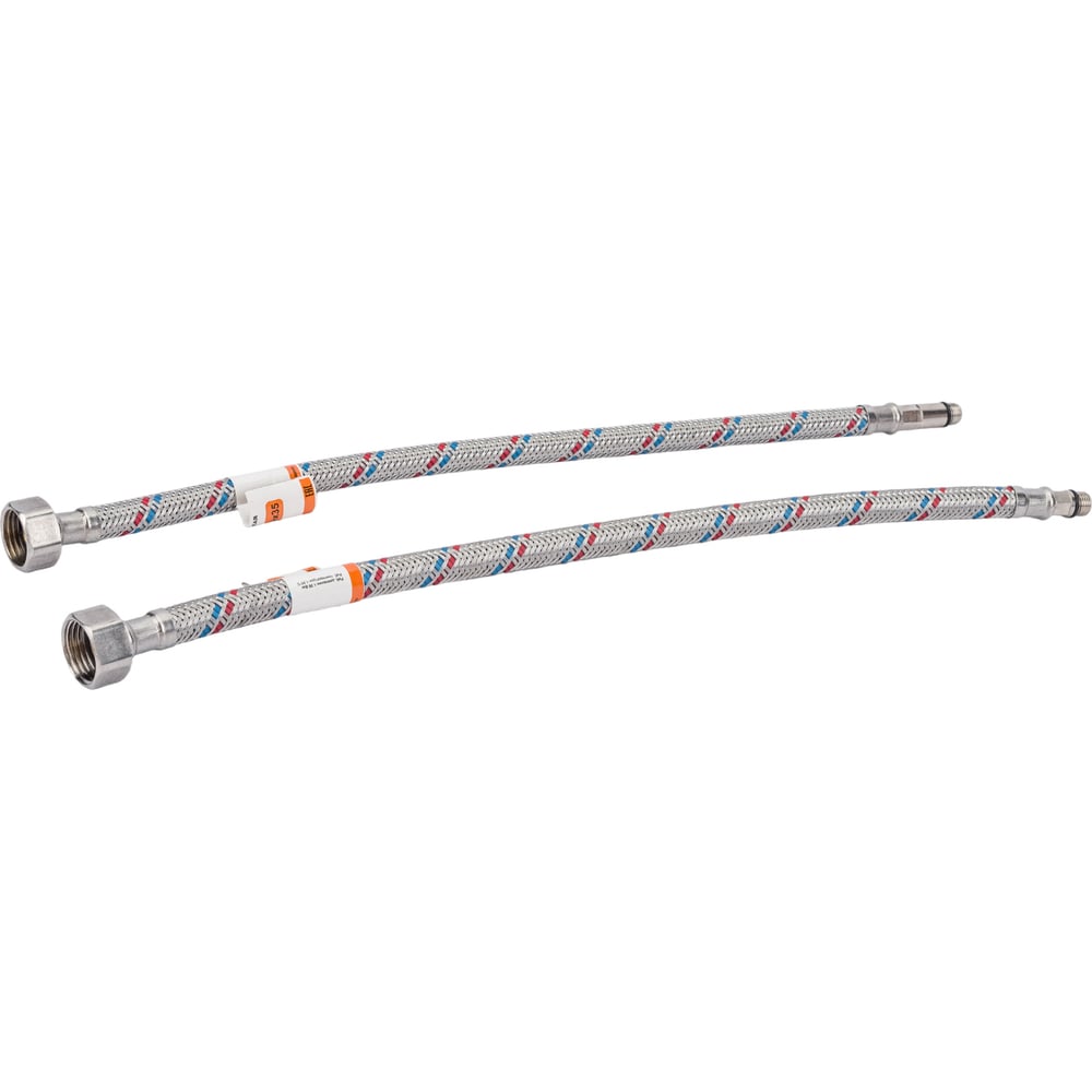 Изображение товара Подводка к смесителю (пара; 0.4 м; 1/2F-M10) VRT 521793