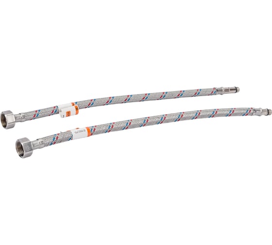 Изображение товара Подводка к смесителю (пара; 0.4 м; 1/2F-M10) VRT 521793