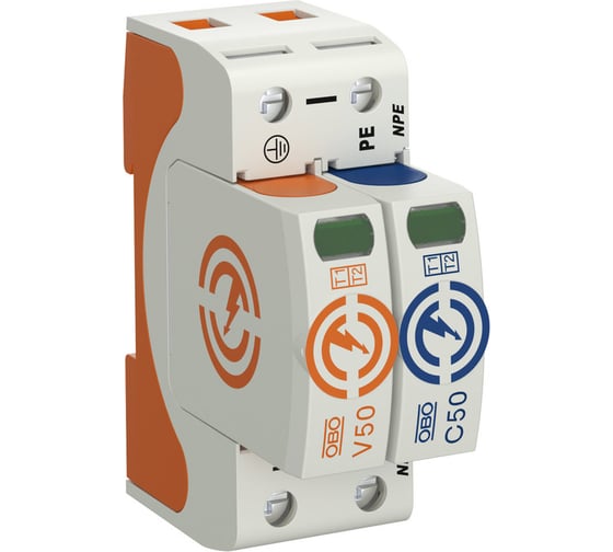 Изображение товара УЗИП для силовых сетей OBO Bettermann 1+NPE (Класс I+II), 280 В 5093522