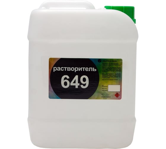 Изображение товара Растворитель НЕФТЕХИМИК 649 10л 64910000