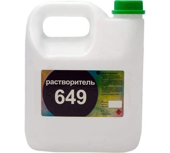 Изображение товара Растворитель НЕФТЕХИМИК 649 3л 6493000