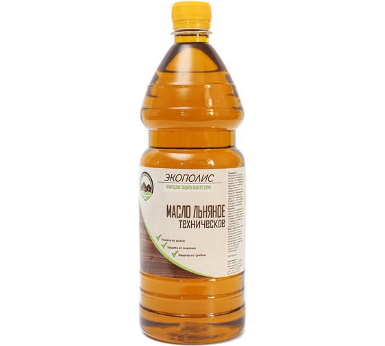 Изображение товара Масло льняное техническое Экополис 1 л mlt1