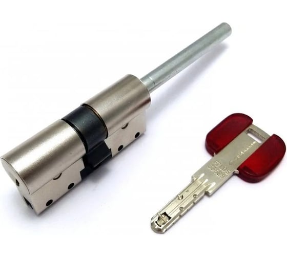 Изображение товара Цилиндр CISA RS3S 65 мм, 35x30, ключ-шток, никель, 5 ключей 1.0L3S7.81.0.12.NW.C5