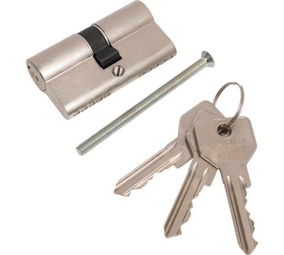 Изображение товара Цилиндр CISA серии С2000, ключ-ключ, 60 мм, (30x30), никель 1.0G300.07.0.12