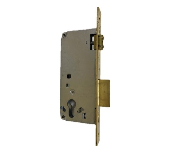 Изображение товара Замок врезной цилиндровый CISA 2 оборота, 1 плоский ригель, роликовая защелка 1.5C621.50.0