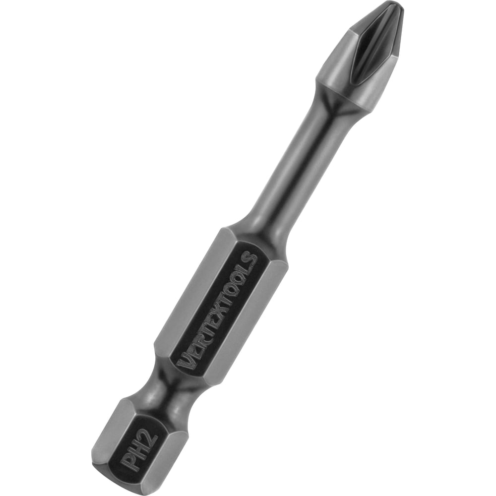 Изображение товара Набор бит IMPACT TORSION PH2 10 шт 50 мм VertexTools IP-TR-PH2-50