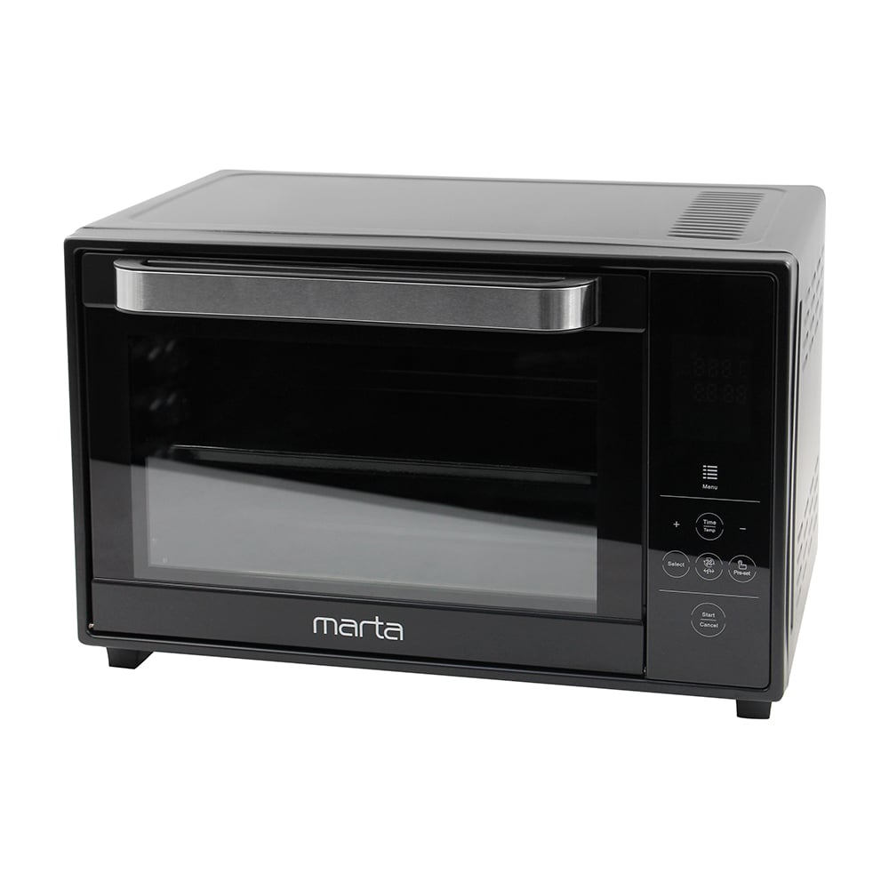 Изображение товара MARTA MT-EO4288A - мини-печь с конвекцией, 30 л, 2000 Вт, черный жемчуг