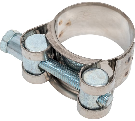 Изображение товара Хомут силовой Nord-Yada 29-31 мм, болт М6х50, нерж. сталь W2 902878