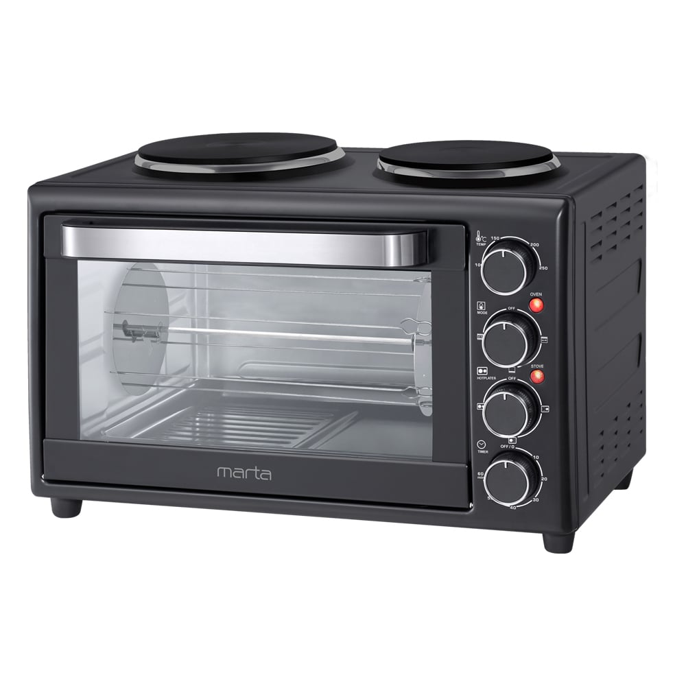 Изображение товара Духовой шкаф (мини-печь) MARTA MT-EO4431A черный жемчуг 42184