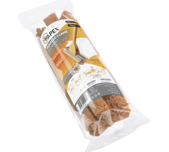 Изображение товара Сменный элемент Apex Bee5piu для швабры 25см 10518-A