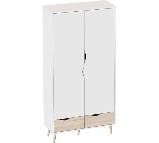 Изображение товара Шкаф двухстворчатый Мебельград Соната спальня 70422