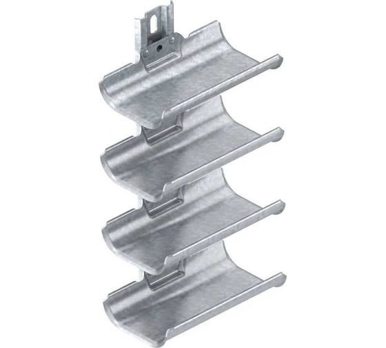 Изображение товара Кронштейн тоннельный OBO Bettermann на рейке 400 мм. 4 полки. 6006904