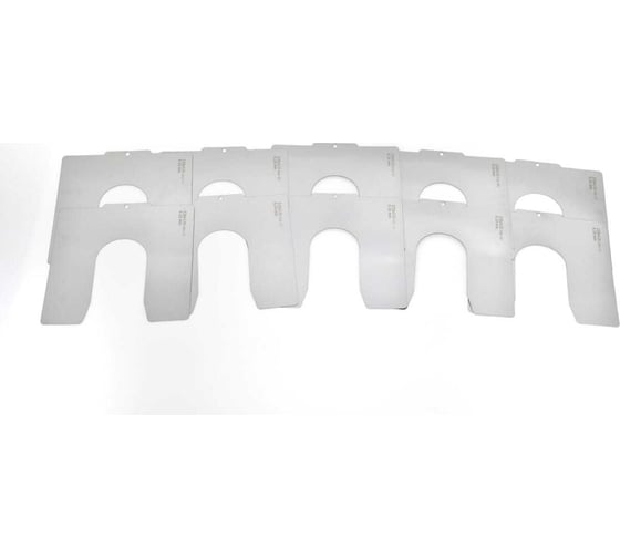 Изображение товара Набор пластин центровочных КСИЗ 95x126, паз 32 мм, (многоштучно) по 10 штук, 0.40мм 9512632040