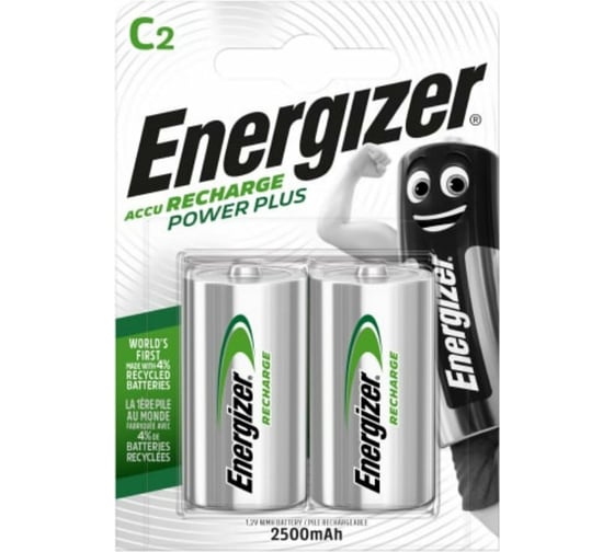 Изображение товара Батарейки Energizer Power Plus NH35/C2500, 2 шт/бл, Pre-Ch 7638900138740