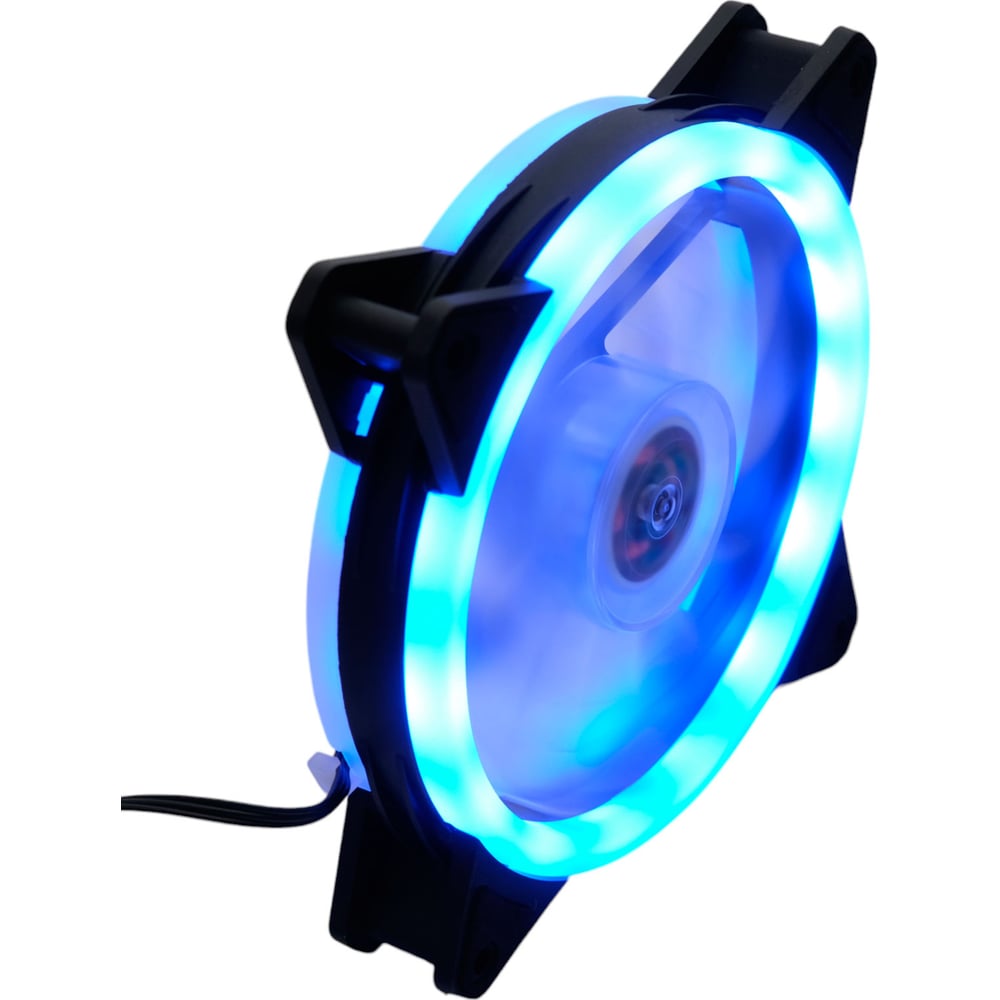 Изображение товара Вентилятор Gembird 120x120 с подсветкой 3pin/4pin Molex