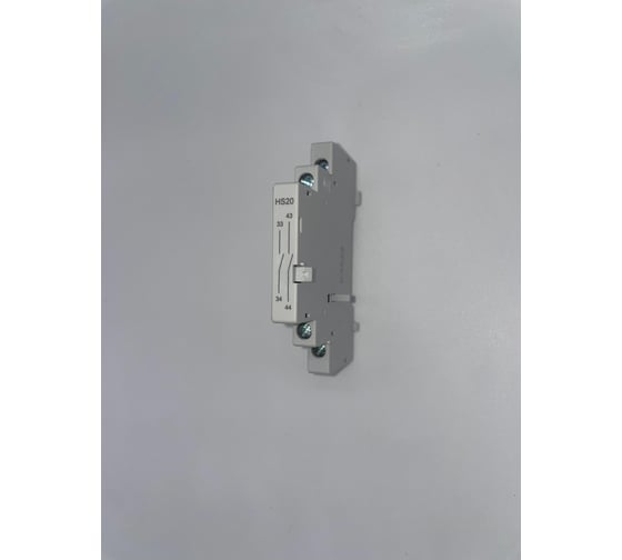 Изображение товара Вспомогательный блок-контакт бокового монтажа iskra HS20 (для автоматов защиты двигателя MS32) УТ-00025823